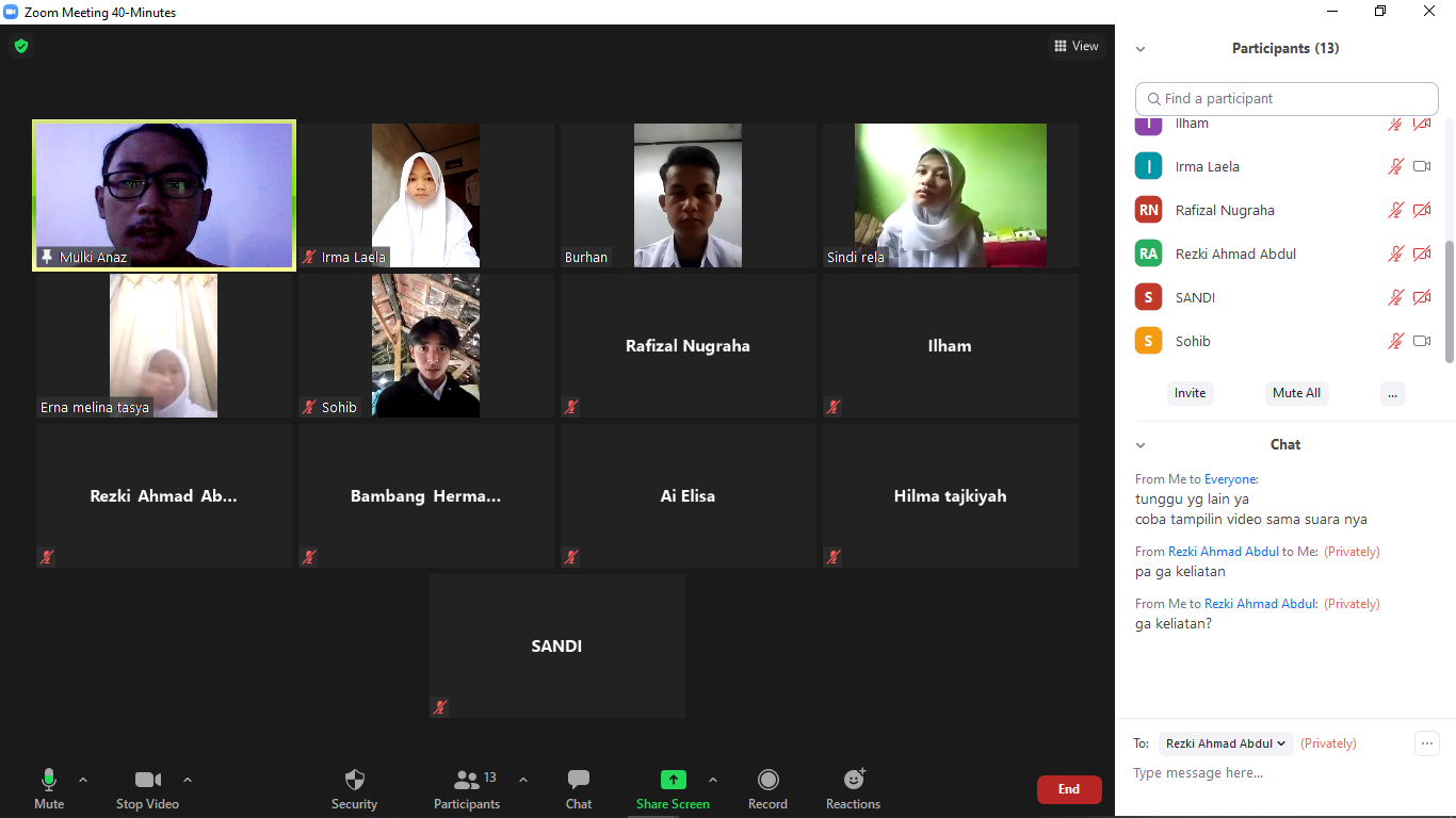 Pelaksaan PJJ secara Daring